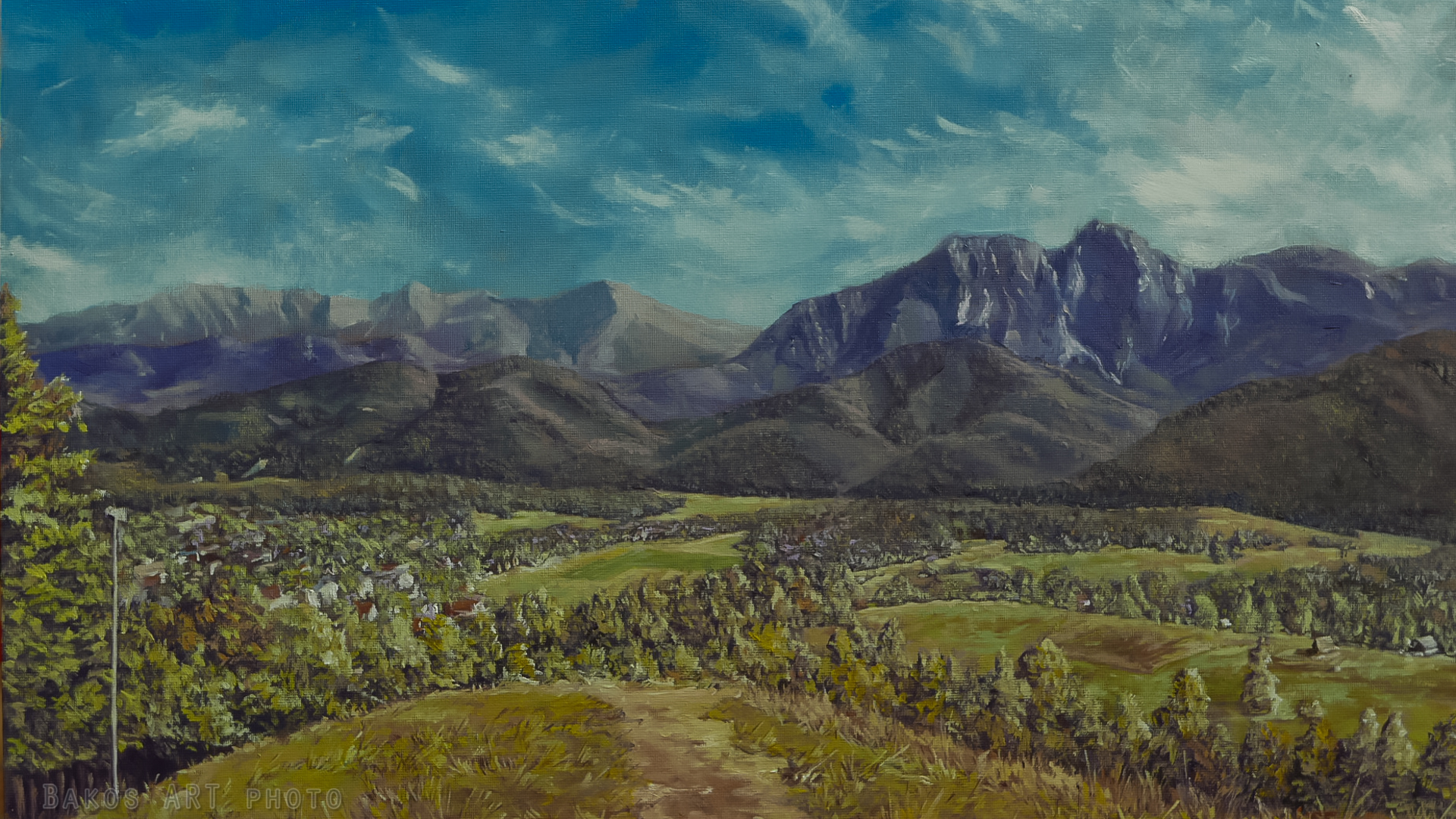 40x25cm oil on canvas - Zakopane